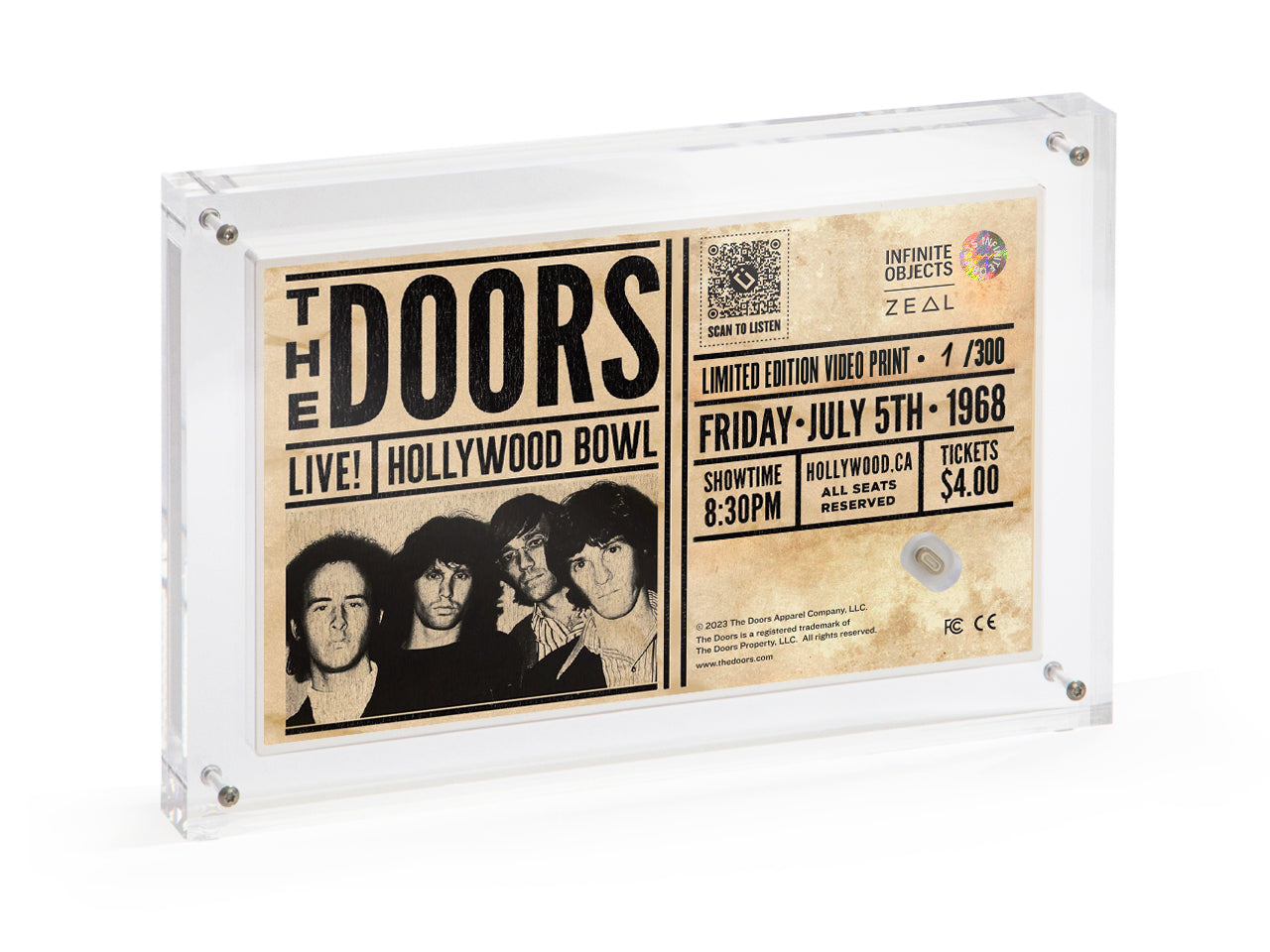 Live at the Hollywood Bowl 1968 - Limited Edition Moving Poster